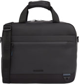 Tommy Hilfiger Maletín para portátil Hombre Seasonal con correa desmontable, Negro (Black), Talla Única