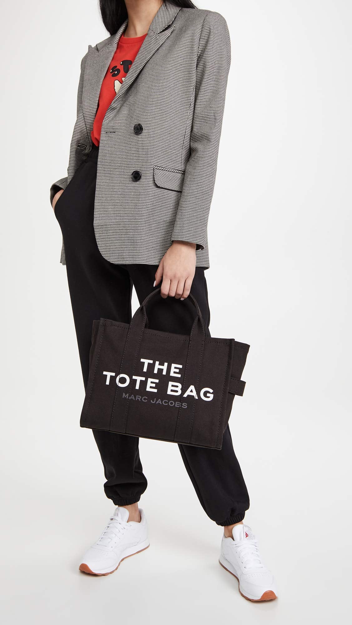Marc Jacobs The Medium Tote Bag, Mujer, Negro, Einheitsgröße
