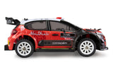 Amewi Hyper Go Citroen C3 WRC Rallye/Drift 4WD 1:14 sin escobillas con giroscopio 45 km/h RTR, Color Negro y Rojo