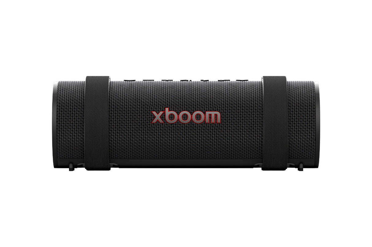 LG xboom Grab, Altavoz Inalámbrico, Bluetooth, 30W, Sonido Sound Boost, Resistente al Agua IP67, Autonomía 20h, Color de Luces LED Variable, Amplia Conectividad
