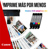 Canon Tinta - CLI-571 - Pack de 4 Cartuchos Originales - (x 1 Negro, x 1 Cian, x 1 Magenta, x 1 Amarillo)