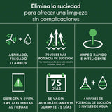iRobot Roomba 205 DustCompactor Combo robot, Compacta la suciedad en interior, Autonomía de 60 días sin vaciar el robot, Succión potente y alto rendimiento, Navegación LiDAR,Limpieza multisuperficie_B