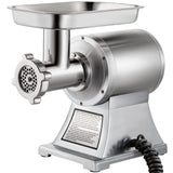 VEVOR Picadora de carne eléctrica 1100 W, capacidad 250kg/h, triturador de carne comercial, material de acero inoxidable para restaurantes supermercados tiendas de restauración rápida carnicerías