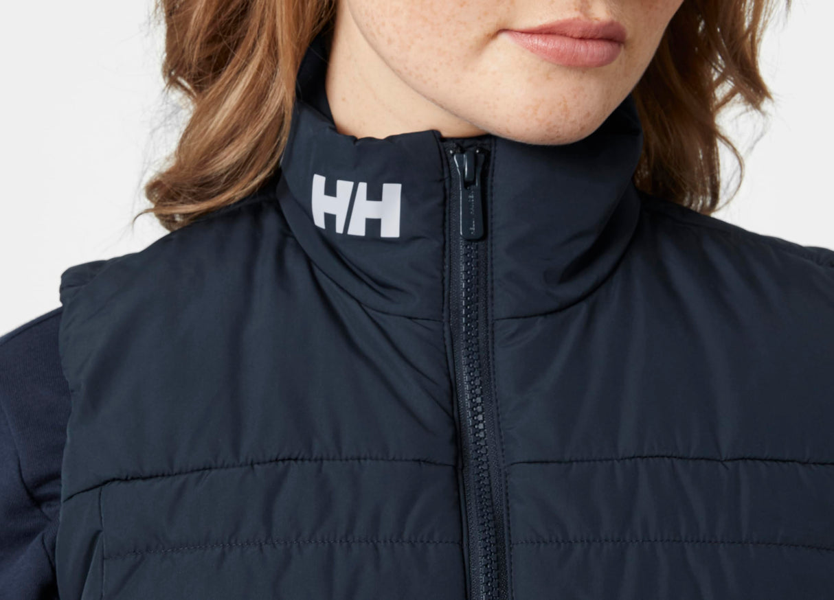 Helly Hansen Crew Insulator Vest 2.0, Chaqueta De Esquí Para Mujer, Azul (Blue), L