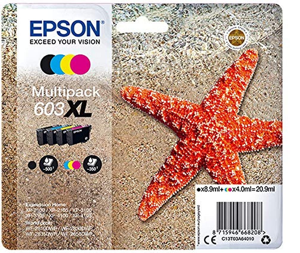 Epson Multipack 4-Colours 603XL Ink SUPL, Normal