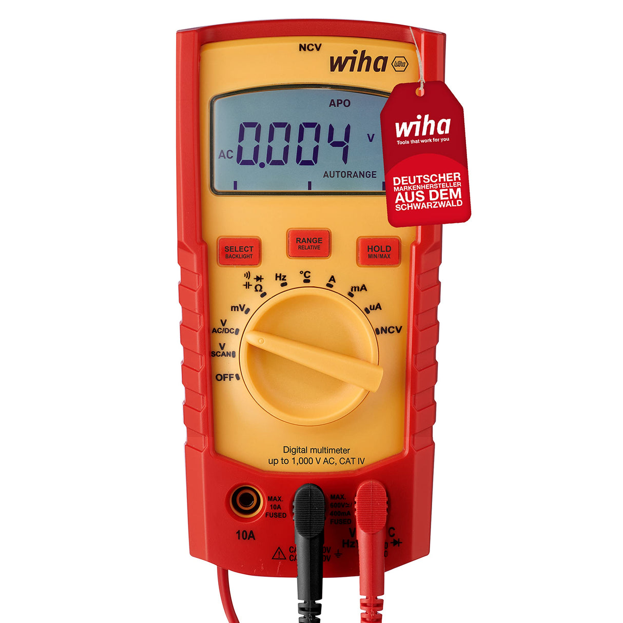 Wiha digital multimeter up to 1.000 VAC/VDC - CAT IV (45215)