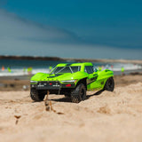 ARRMA Fury Mega 550 2WD Coche teledirigido 1/10 Short Course Truck, más de 30 km/h, actualizable, Incluye Accesorios, Verde ARA3221T1