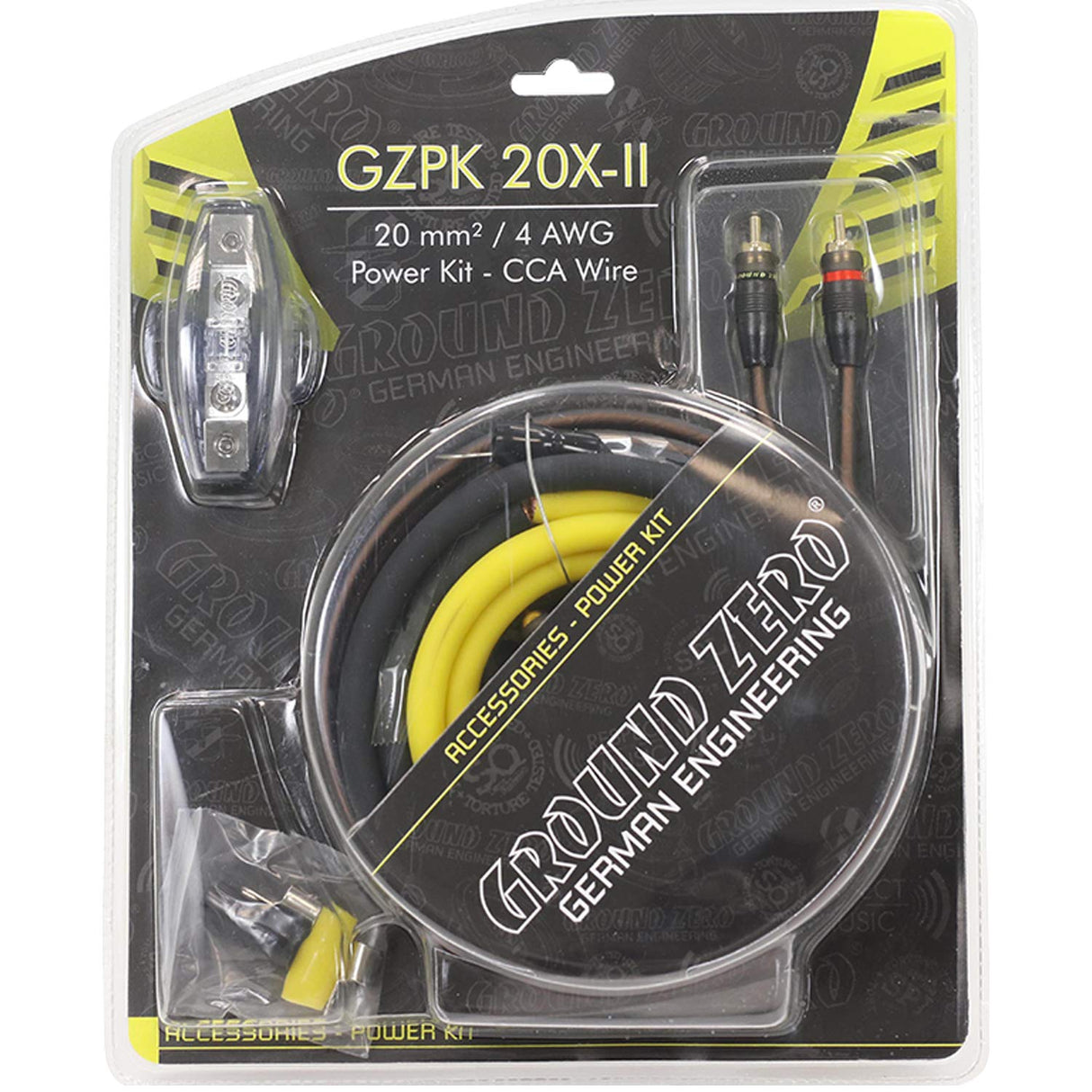 GZPK 20X-II Ground Zero 4 AWG Kit de cableado