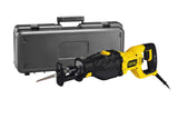 STANLEY FATMAX FME365K-QS - Sierra de sable eléctrica 1.050W, longitud carrera 28mm, incluye maletín