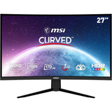 MSI G273CQ - Monitor Curvo Gaming de 27" WQHD (2560 x 1440) Panel VA, 170Hz / 1ms, AMD FreeSync Premium, HDR Ready, Curvatura 1500R, Color Negro