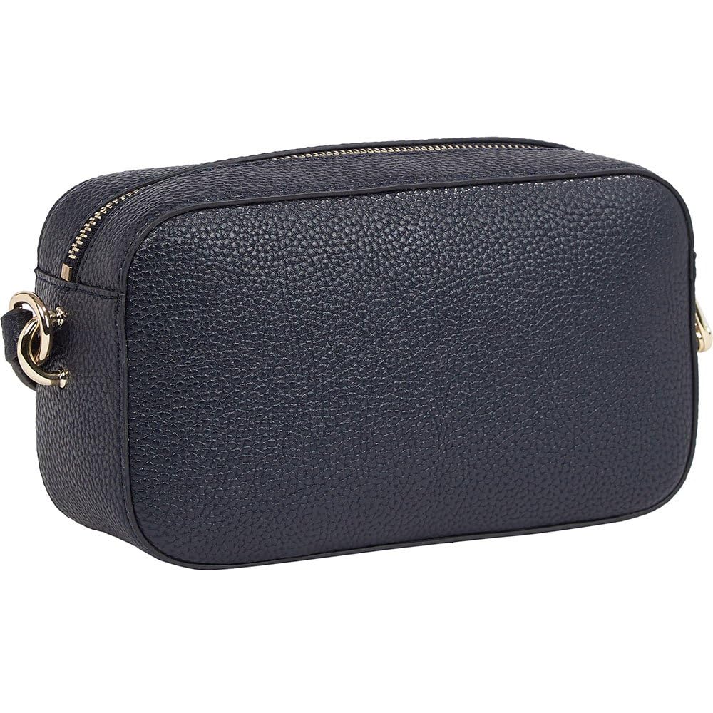 Tommy Hilfiger Bolso bandolera Mujer Emblem Camera Bag pequeño, Azul (Space Blue), Talla Única