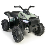 FEBER - Quad Boxer- Vehículo eléctrico a batería de 12V, con Marchas adelante, atrás y Freno, hasta 5 km/h, Cargador Incluido, 45 min de Juego,de 3 a 5 años, Verde,Famosa(FEN03000) Versión Actual