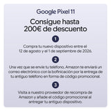Google Pixel 11 - Smartphone Android Libre - Obsidiana, 256GB