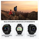 Garmin Epix (Gen 2) Pro 51mm - Reloj de alto rendimiento GPS multideporte con Pantalla táctil AMOLED, Linterna LED, Frecuencia cardíaca, Mapas y hasta 31 días de autonomía, Negro
