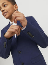 JACK&JONES JUNIOR Jprsolar Noos Jnr-Suéter Traje, Azul Medieval, 164 para Niños