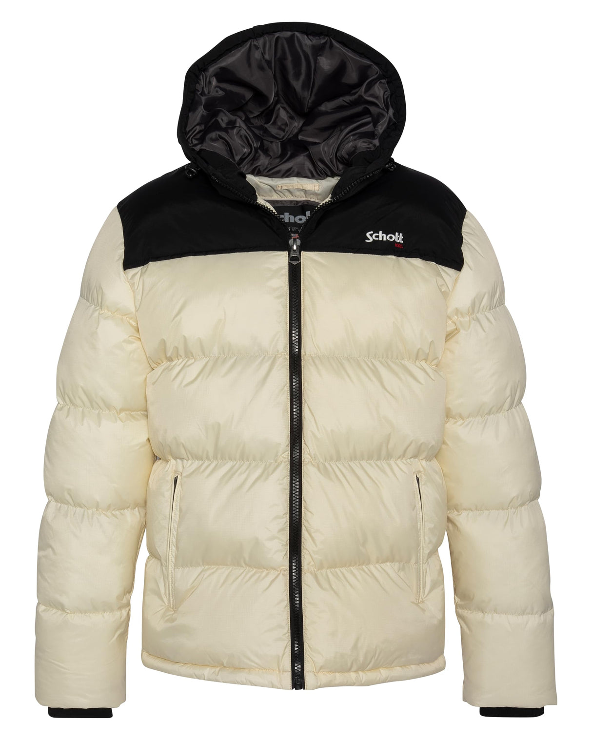 Schott NYC Utah2 Chaqueta, Off White, L para Hombre