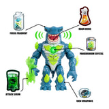 BEAST LAB Laboratotio Bio Beast, Juguete Interactivo científico, Ingredientes para Hacer Mezclas y Figura articulada de una Bestia, Juego con Sonido y Luces, +5 años, Famosa (BTL00000)