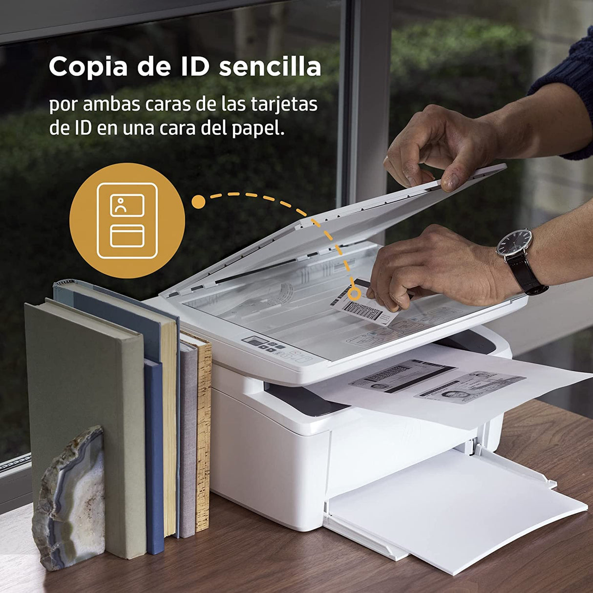 HP LaserJet M140w 7MD72F, Impresora Láser A4 Multifunción Monocromo a Doble Cara Manual, Escaner, Copiadora (20ppm, Wi-Fi, Wi-Fi Direct, USB 2.0, Procesador 500MHz, Memoria 64MB,HP Smart App) Blanca