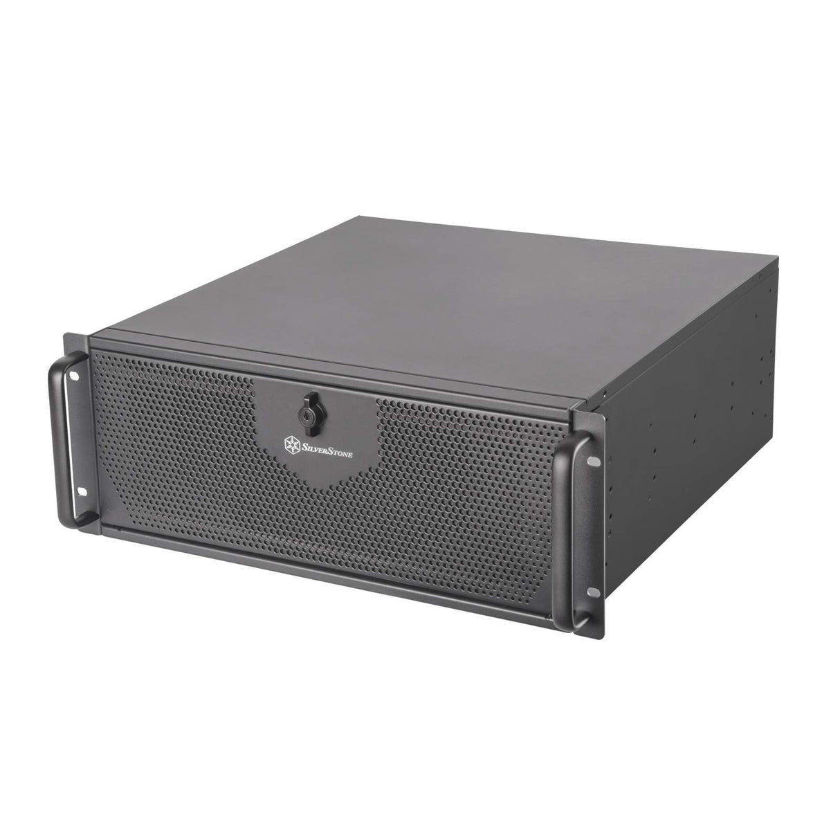 Silverstone RM42-502, Chasis de Servidor de Montaje en Rack de 4U, 240mm AIO, USB Tipo-C, Cerradura Kensington, SST-RM42-502B