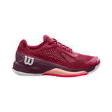 Wilson Rush Pro 4.0, Sneaker Mujer, Beet Red/White/Tropical Peach, 37 1/3 EU