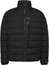 Tommy Jeans Cazadora acolchada Hombre Down Printed ligera, Negro (Black), M