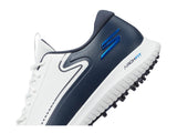 Skechers MAX 2 Arch Fit Zapatillas de Golf Impermeables sin Clavos para Hombre, White/Navy Blue, 43 EU