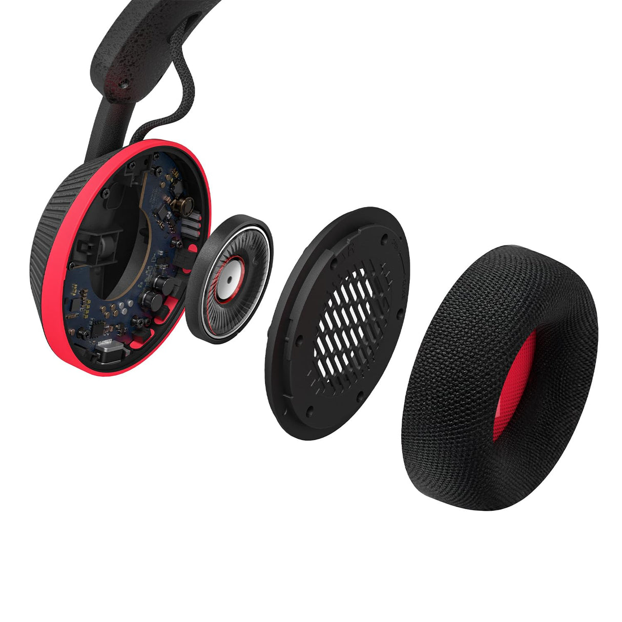 Philips TAA6219BK Auriculares Bluetooth Deportivos Serie 6000 con Carga Automática Solar, Reserva de Batería de 80 Horas, Ideales para Hacer Ejercicio, Correr y Otros Deportes - Negro y Rojo