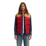 Levi's Western Super Puffer Vest, Hombre, Rhythmic Red, S