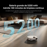 XIAOMI Robot Vacuum 5 Pro - Succión de 20.000 Pa, IA para Evitar obstáculos, Detección automática de Suciedad, Láser dToF, Brazos robóticos duales, Autolimpieza a 80 °C para Mejor Rendimiento