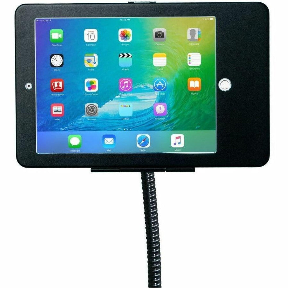 CTA Digital Pad-SCGS9 - Soporte de pie para Tablet con Cerradura y Seguridad de Llave, Ruedas de Bloqueo para iPad (Gen. 5-6), iPad Pro 9.7 y iPad Air