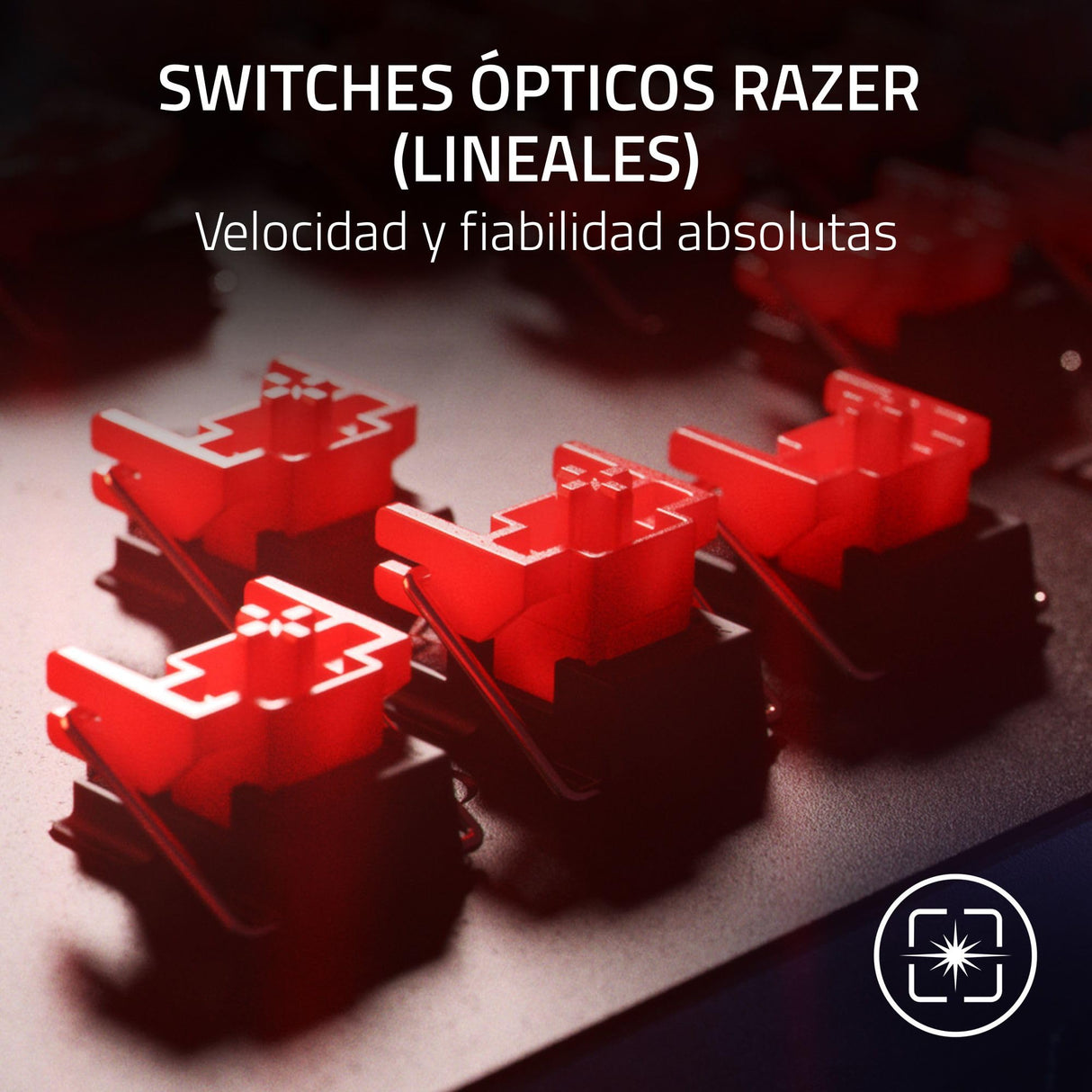 Razer Huntsman V2 (Red Switch) - Teclado óptico para Juegos prácticamente sin latencia (reposa-Palmas, mandos, 4 Teclas Multimedia, Tapas de Teclas Doubleshot PBT) US-Layout, PUBG Edición