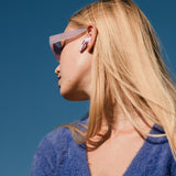 Sudio N2 Purple Haze - True Wireless Bluetooth Open-Ear Earbuds,Multipoint-Connection,Micrófono Integrado para Llamadas, 30 Horas de batería con Funda de Carga, IPX4 Resistente al Agua, USB-C y Carga
