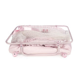 La Nina- Cuna con Dosel Topito Rosa muñecas, Color (Diset 65052)