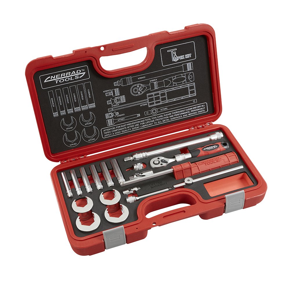 Nerrad Tools NTTAPEXKIT1 Tapex - Juego de llaves para grifo, color negro