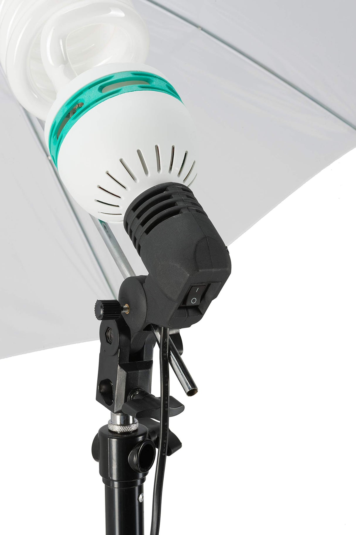 Bresser Fotostudio BR-2120 - Set de luz de día y Fondo (1600 W, con Sistema de Fondo, lámparas, trípode y Paraguas)