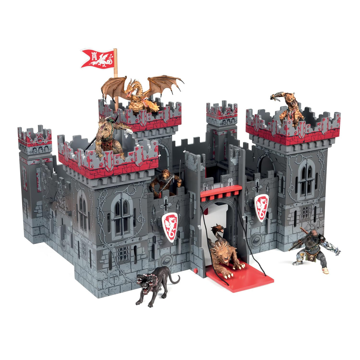 Papo 60052-Castillo Fantasy World Figurine Entorno de Juego para Figuras, Color Castillo de Juguete, S (2060052)