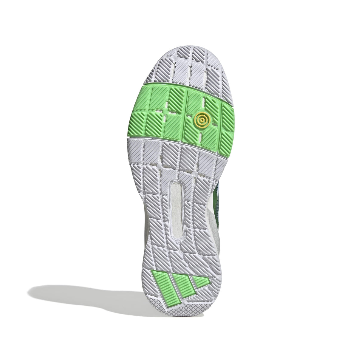 adidas Hombre Crazyquick Lightstrike Padel Shoes, Cloud White/Aurora Ivy/Lime Burst, 43 1/3 EU