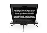Fortinge MIA-XL - Teleprompter móvil para Smartphones de hasta 5,8 Pulgadas, Compatible con cámaras réflex Digitales y portátiles, Incluye Mando a Distancia Bluetooth y Software ForPrompt