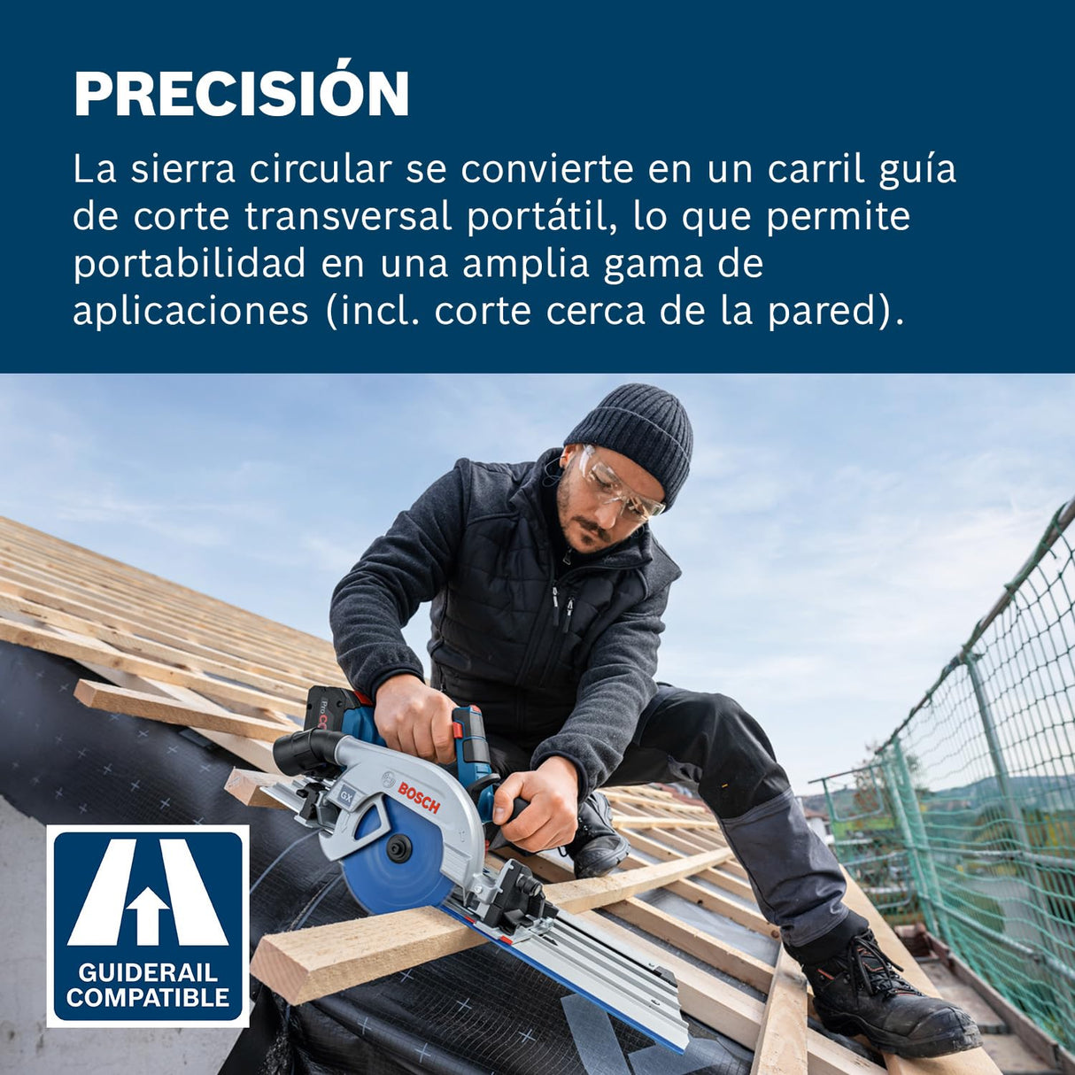 Bosch Professional 18V System sierra circular a batería GKS 18V-57-2 GX, incl L-BOXX, sin batería/cargador
