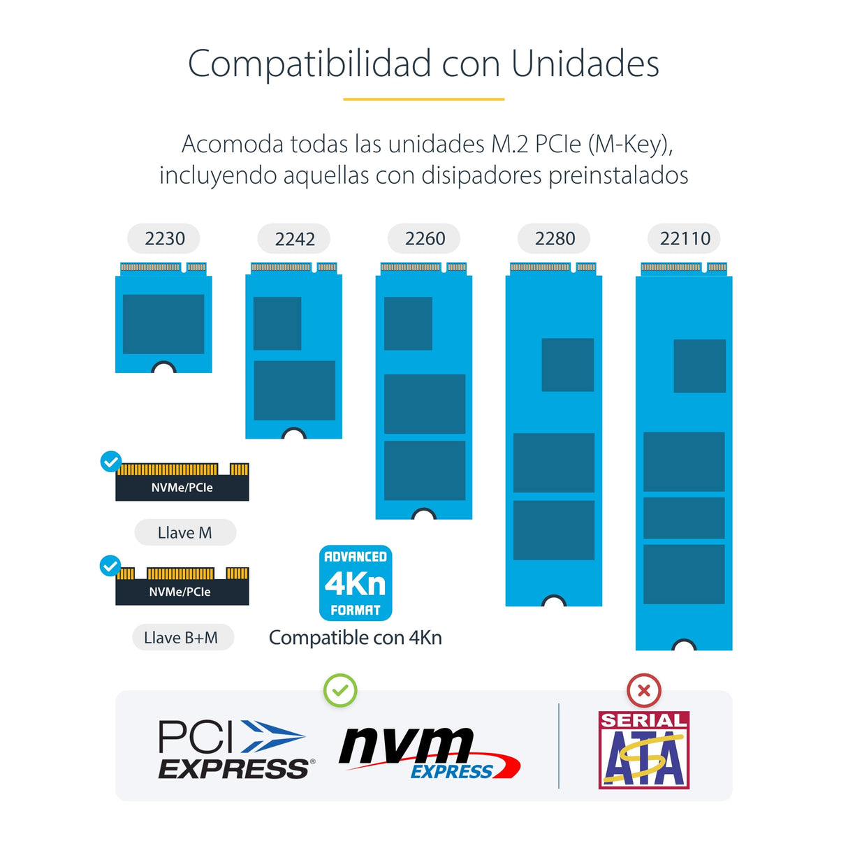 StarTech.com Dock Clonador Autónomo 1:1 de NVMe M.2-90GBpm - USB-C 3.2 de 20Gbps - Docking Station USB Tipo C de 2 Bahías