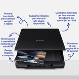 Epson Perfection V39II - Escáner fotográfico y de Documentos (resolución óptica de escáner de 4800 PPP, A4, USB), Color Negro