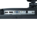 Nilox NXM24REGWEB01 Monitor 24 Pulgadas, Full HD, Pantalla PC 75Hz, Tecnología IPS, Conexiones HDMI, Reducción Luz Azul y Webcam. Base giratoria, ajustable, rotable e inclinable