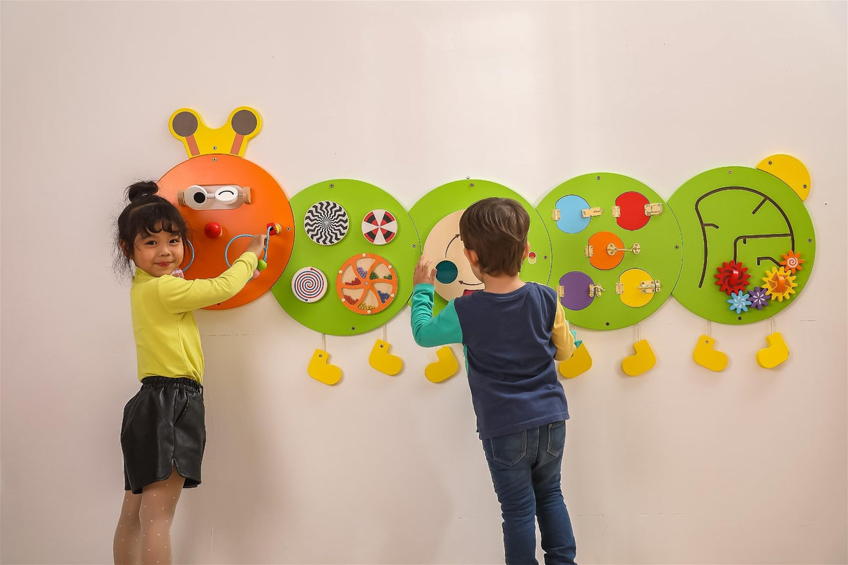 VIGAtoys- Wall Toy Caterpillar - Figura Decorativa de Pared (44557)