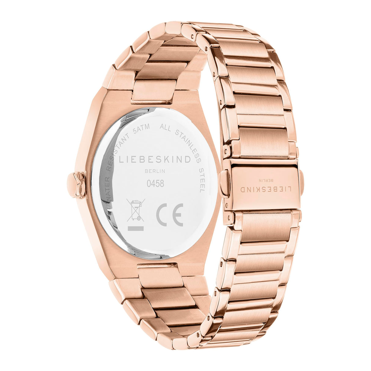 Liebeskind Reloj Analógico para Mujeres de Cuarzo con Correa en Acero Inoxidable LT-0458-MQ