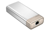 QNAP Adaptador de Red 10GBASE-T a USB 4 Tipo C y Compatible con Thunderbolt 3/4 (QNA-UC10G1T)