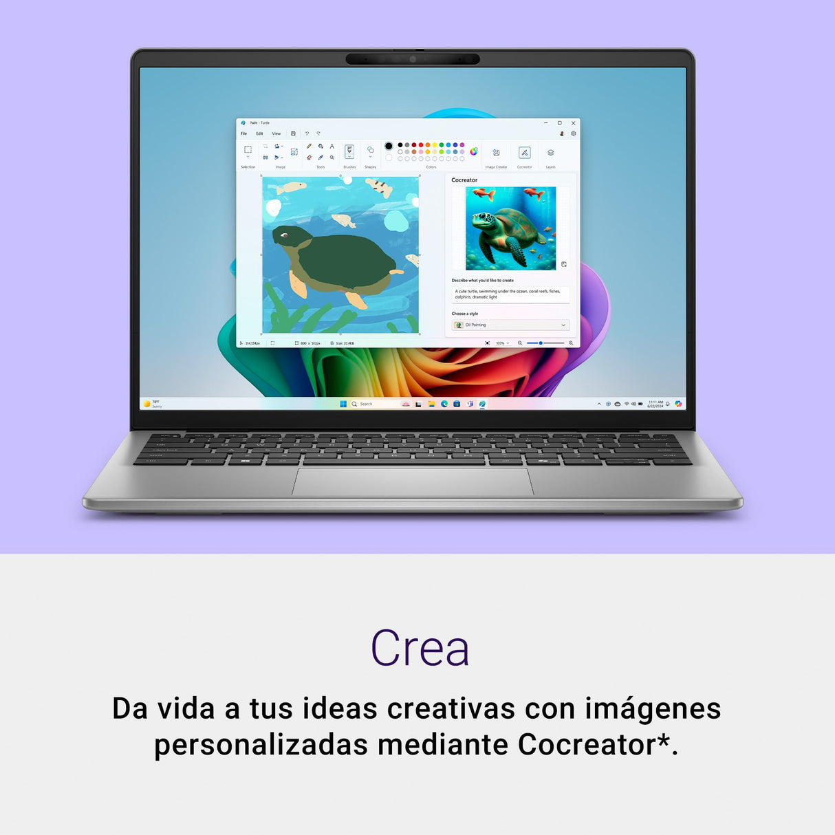 Dell Inspiron 14 (5441) Laptop Copilot+ PC FHD+ 14", Procesador Snapdragon X Plus, Graphic Qualcomm Adreno, 16GB RAM, 512GB SSD, Windows 11 Home, Teclado Retroiluminado QWERTY Español Titan Grey