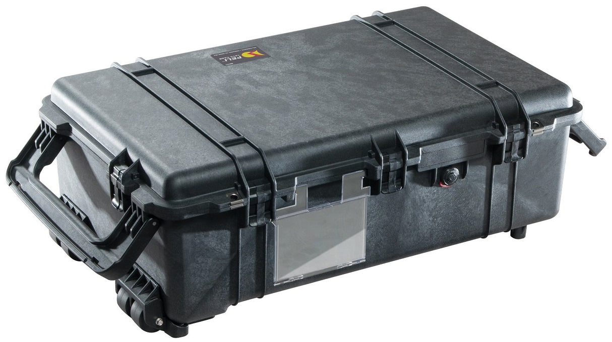 PELI 1670 Caja estanca con Ruedas para Transporte de Equipos electrónicos y fotográficos, IP67 Impermeable al Polvo y Agua, 126L Capacidad, Fabricada en EE.UU., con Espuma Personalizable, Color n70L