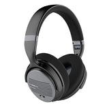 Smpl Auriculares Inalámbricos con Cancelación de Ruido - Cascos Bluetooth con micrófono, 16h de batería, para trabajo/viajes/ordenador/teléfono/TV - Negro, Talla única
