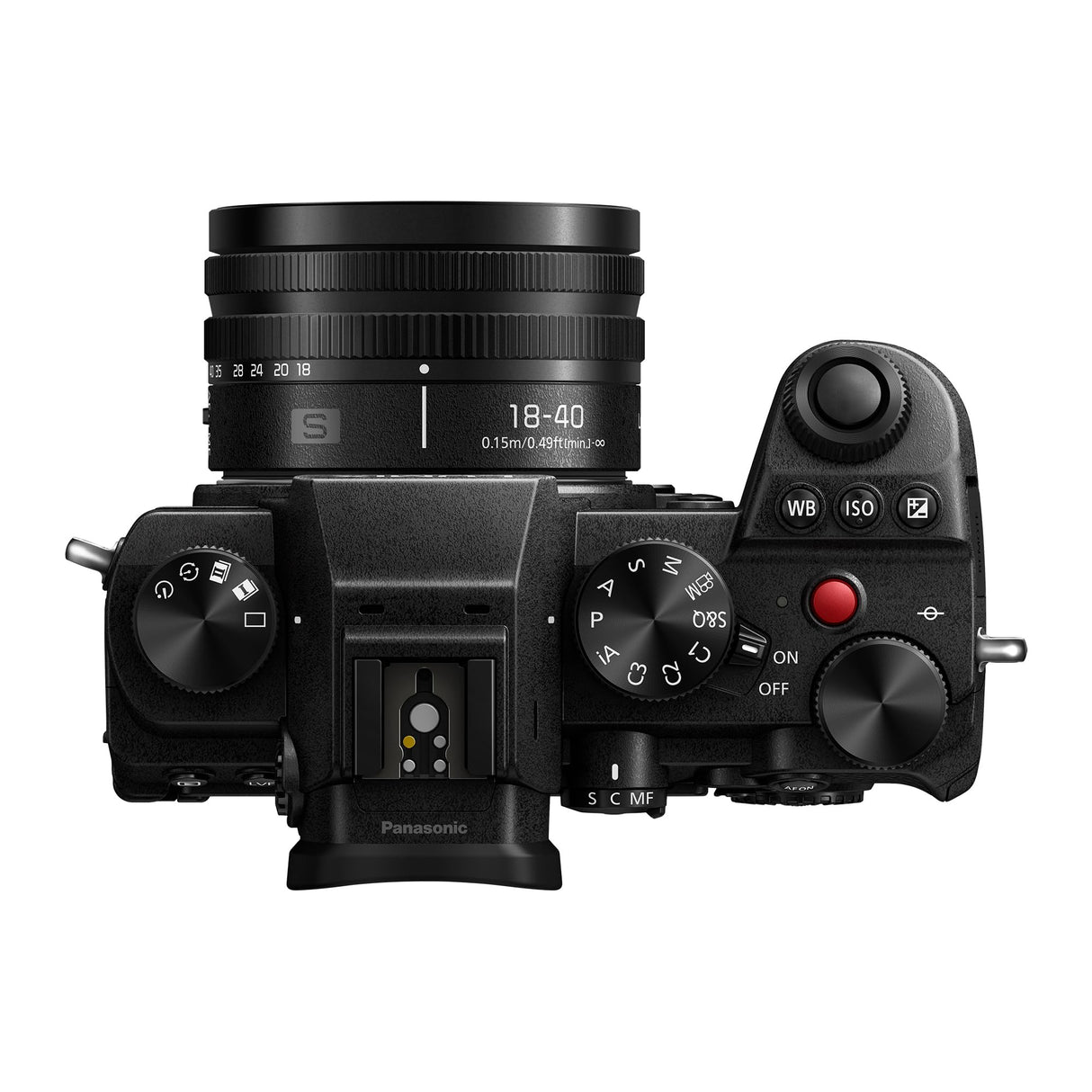 Panasonic DC-S5DNE-K Lumix S5D Cuerpo de Cámara Sin Espejo de Fotograma Completo, 24,2 MP, Grabación 4K 60P, Live View Finder, Monitor De Ángulo Libre, Wi-Fi,con Lente S-R1840E 18-40 mm S,S5D (Nuevo)
