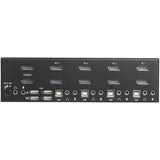 StarTech.com Switch Conmutador KVM de 4 Puertos Dobles DisplayPort de 4K 60Hz - KVM de 4 Puertos Duales DP